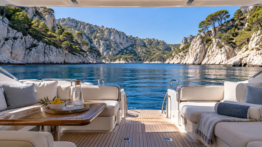 A day aboard a private yacht in Marseille