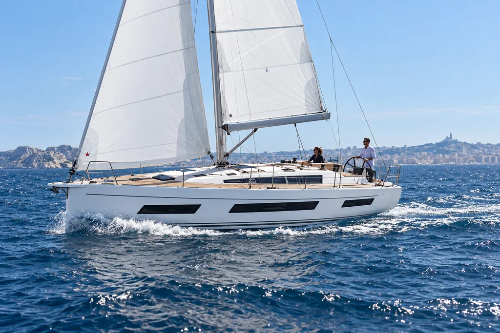 Dufour 41 au large de Marseille — du modèle