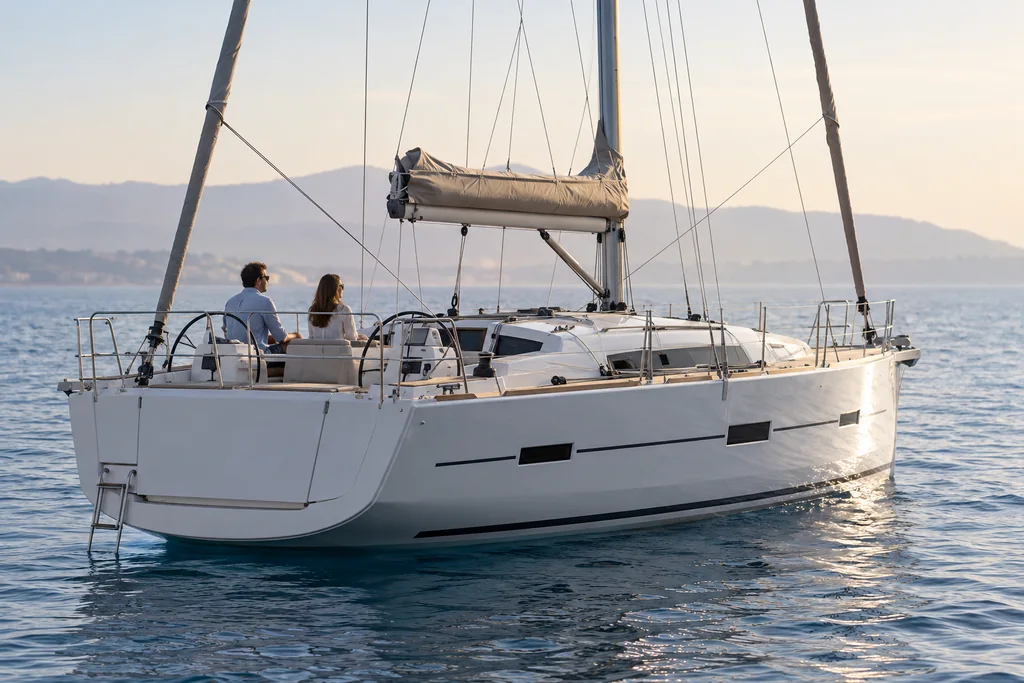 Dufour 460 Grand Large au large de Marseille — du modèle