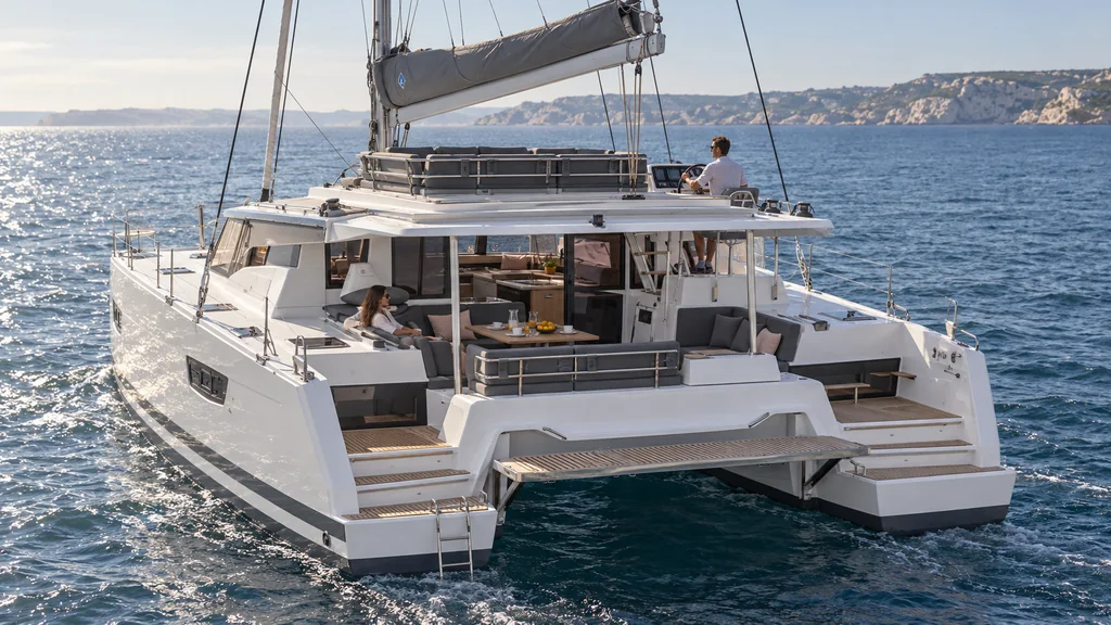 Fountaine Pajot Elba 45 au large de Marseille — du modèle