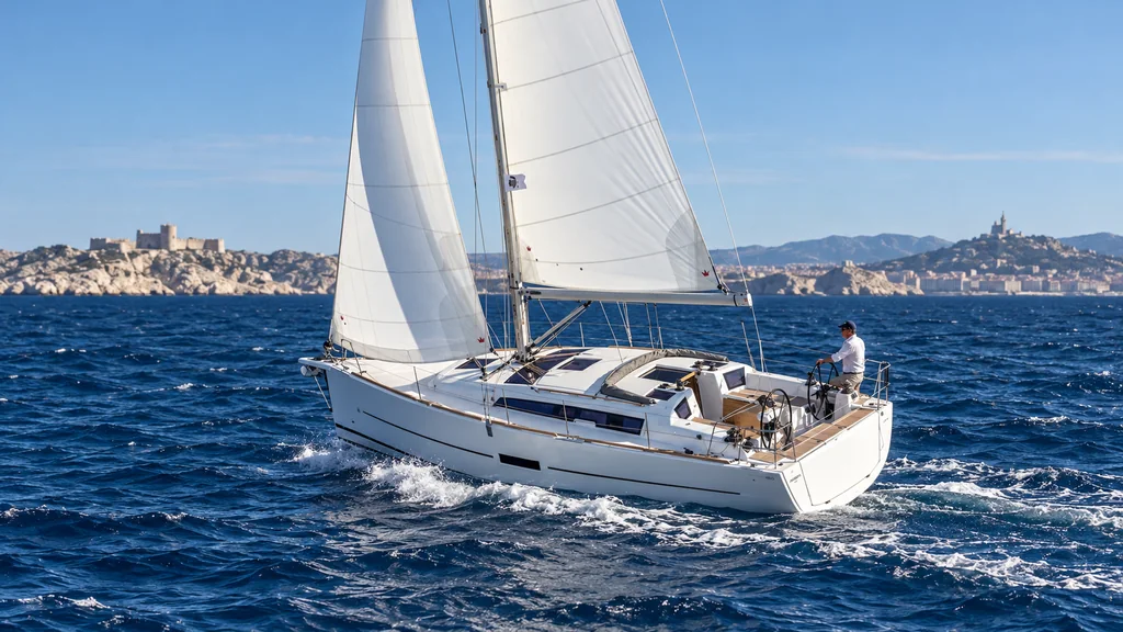 Dufour 360 GL model study for Marseille