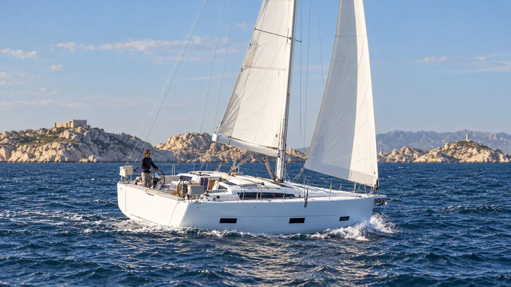 Dufour 430 GL model study for Marseille
